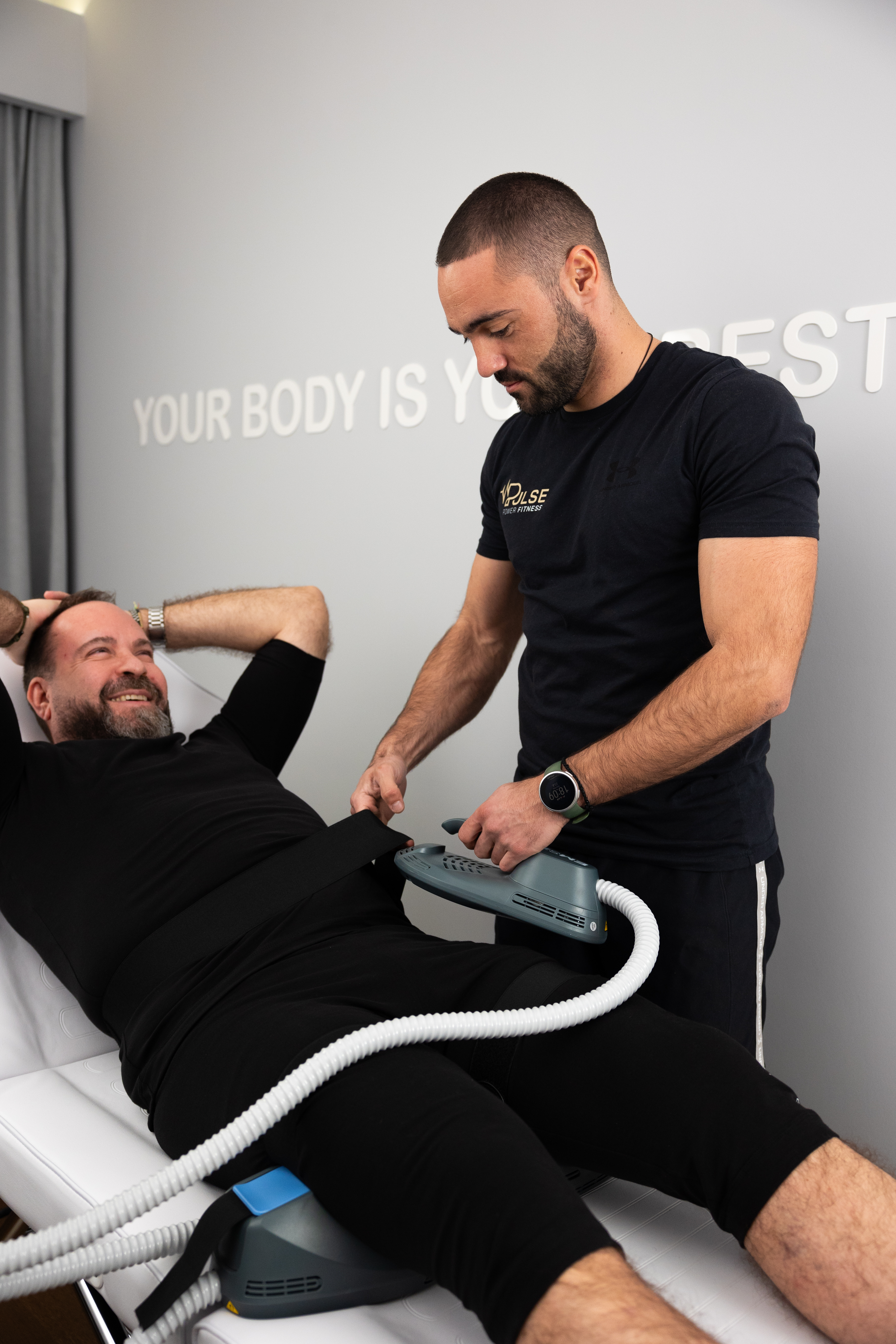 Tesla Body Sculpt device ready