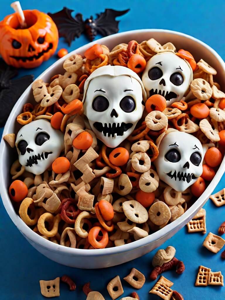 Creepy Snack Mix: Halloween