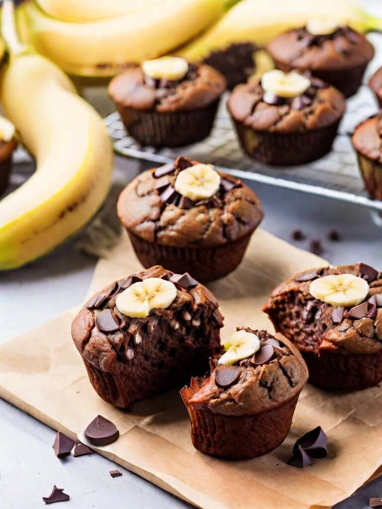 Banana Chocolate Protein Muffins
Banana Recipes