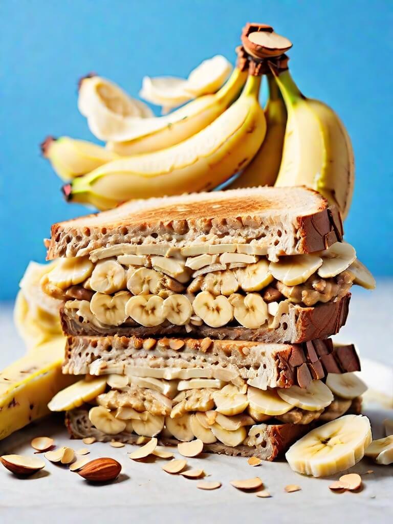Banana and Almond Butter Sandwich
Banana Recipes